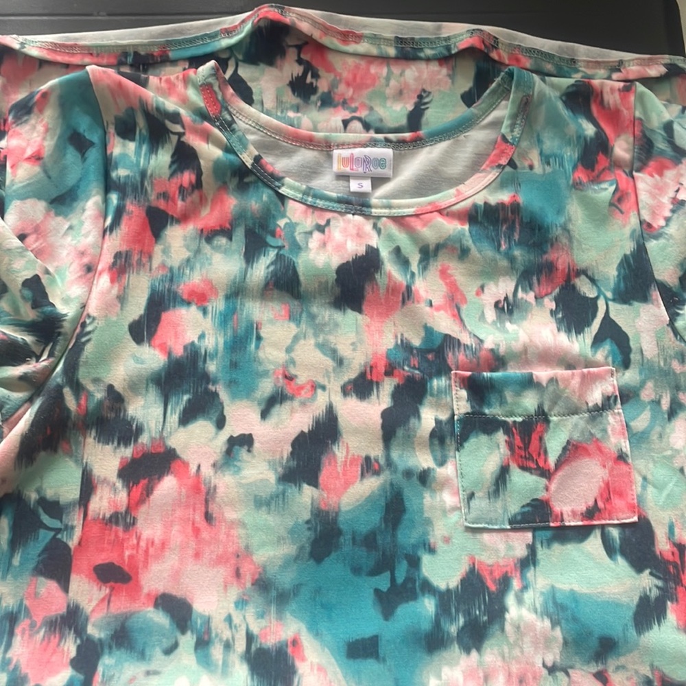 LuLaRoe Carly tie dye feel - muted colors